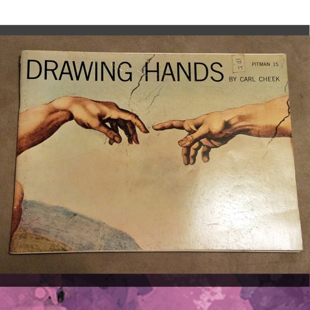 Vintage How to Draw Book Drawing Hands Pitman 1959